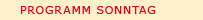 PROGRAMM SONNTAG